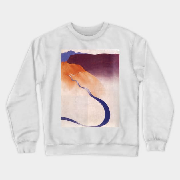 Georgia O'Keeffe Crewneck Sweatshirt by QualityArtFirst